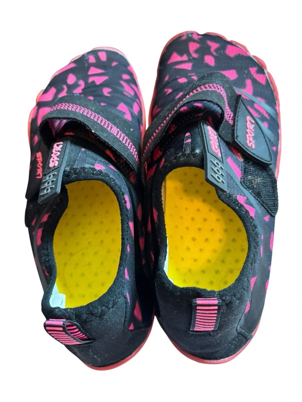 Kids Water Shoes Size 4 Pink & Black Quick Dry Beach Pool Aqua Shoes EU 36